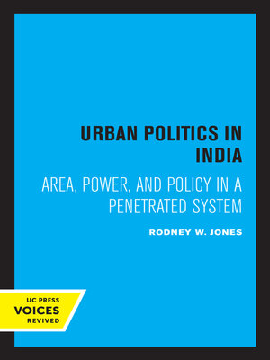 cover image of Urban Politics in India